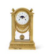 Watches & Jewelry. A DIRECTOIRE ORMOLU MONTH-GOING STRIKING MANTEL CLOCK